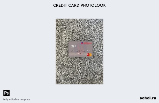 цифровая загрузка Малави NBS Bank шаблон Mastercard Photolook спереди